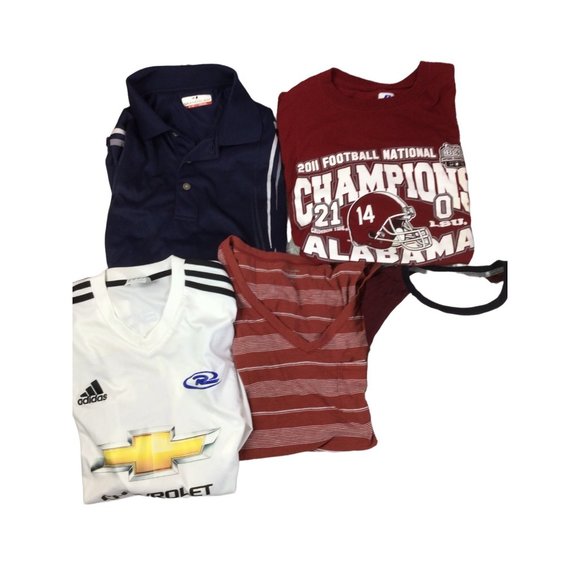 adidas Other - Bundle lot of 5 men’s shirts* All Med* Adidas*Alabama*Old Navy*Golf Shirt*EUC